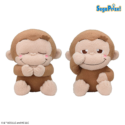 おさるのジョージ　Sheep Dreamy　Lぬいぐるみ