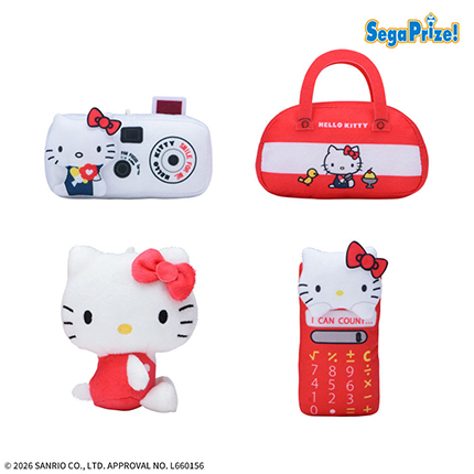 ハローキティ　なつかしモチーフマスコット　Vol.2