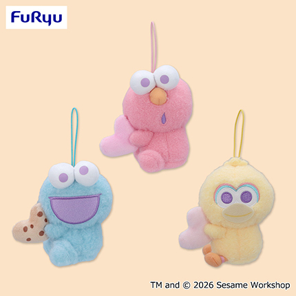 セサミストリート　ハートだっこマスコット