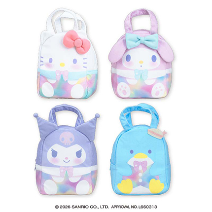 サンリオキャラクターズ パステルレインボーふわふわバッグ