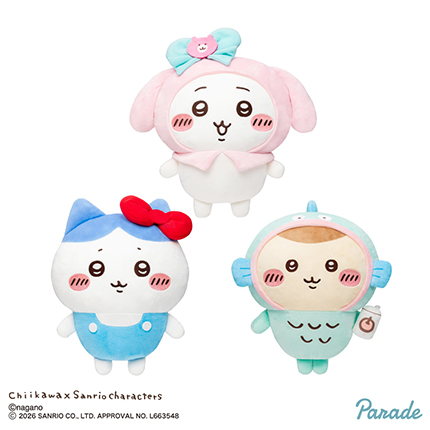 ちいかわ×サンリオキャラクターズ BIGぬいぐるみ1