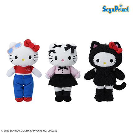 ハローキティ　ぬいぐるみ　あしながVer.