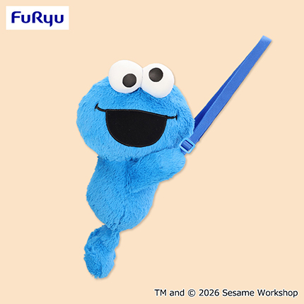 セサミストリート　だきつきポシェット～クッキーモンスター～
