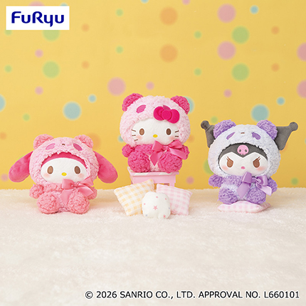 サンリオキャラクターズ　もこもこパンダぬいぐるみ