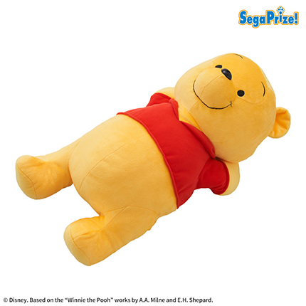 くまのプーさん　スーパーラージぬいぐるみ　仰向けポーズ