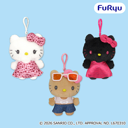 ハローキティ SANRIO FES 2026 カラフルリンクコーデ くりっぴぃ ぬいぐるみ