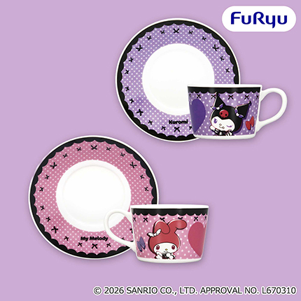 マイメロディ・クロミ　クロミの♡バースデーパーティー♡カップ＆ソーサー